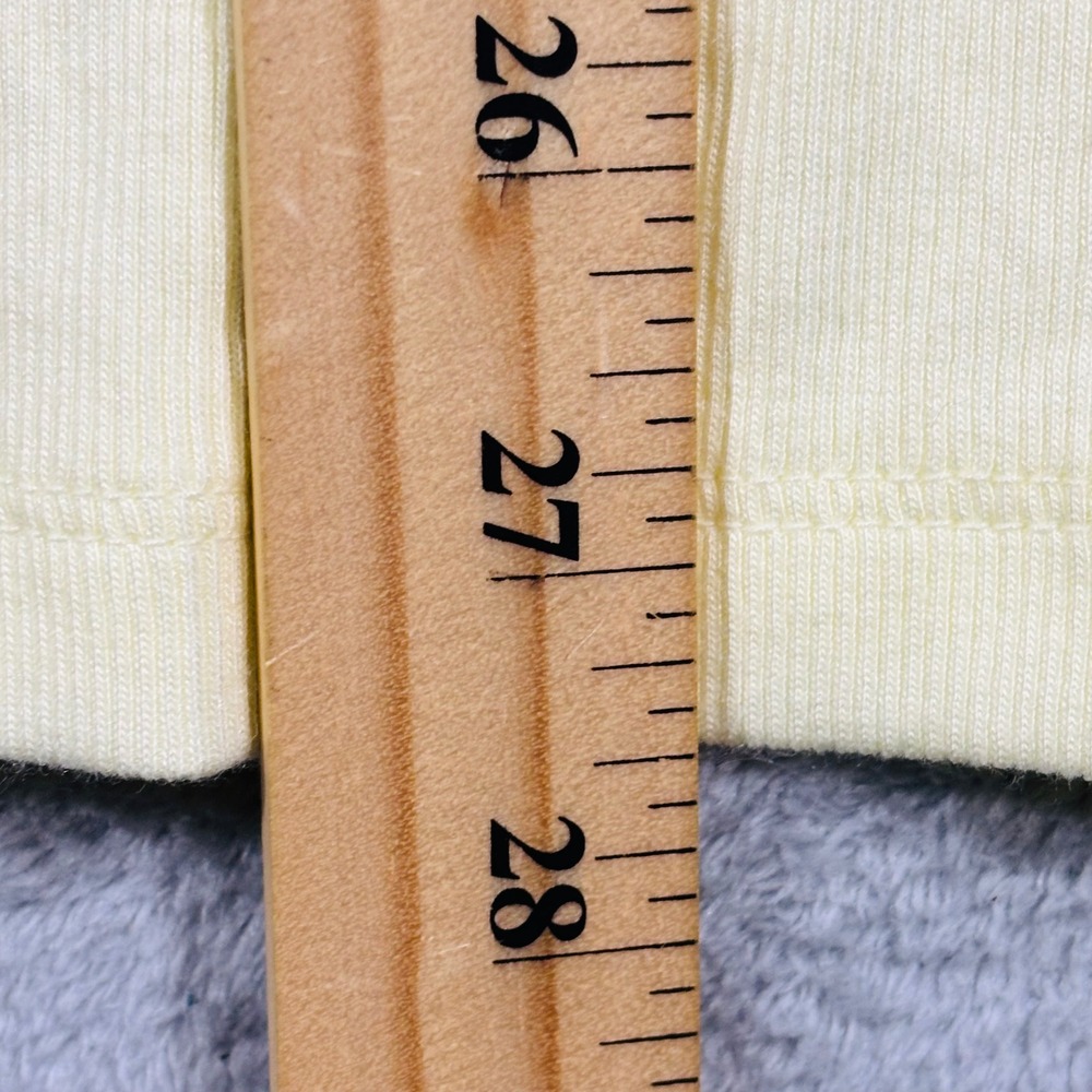 A New Day T-Shirt Womens XXL Yellow Ribbed Short Sleeve Crewneck New - Picture 4 of 13